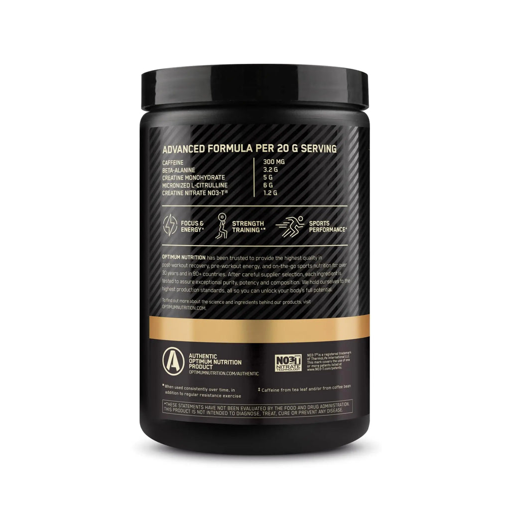 Optimum Nutrition Gold Standard Pre Workout Advanced, with Creatine, Beta-Alanine Optimum Nutrition Au supplements
