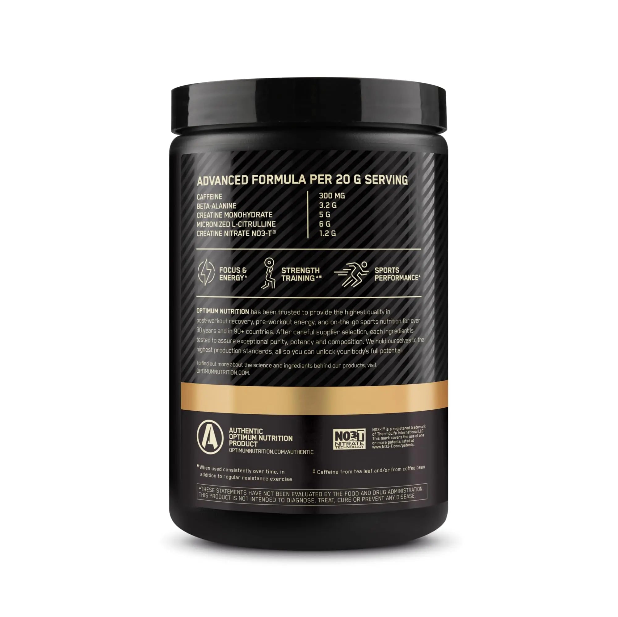 Optimum Nutrition Gold Standard Pre Workout Advanced, with Creatine, Beta-Alanine Optimum Nutrition Au supplements