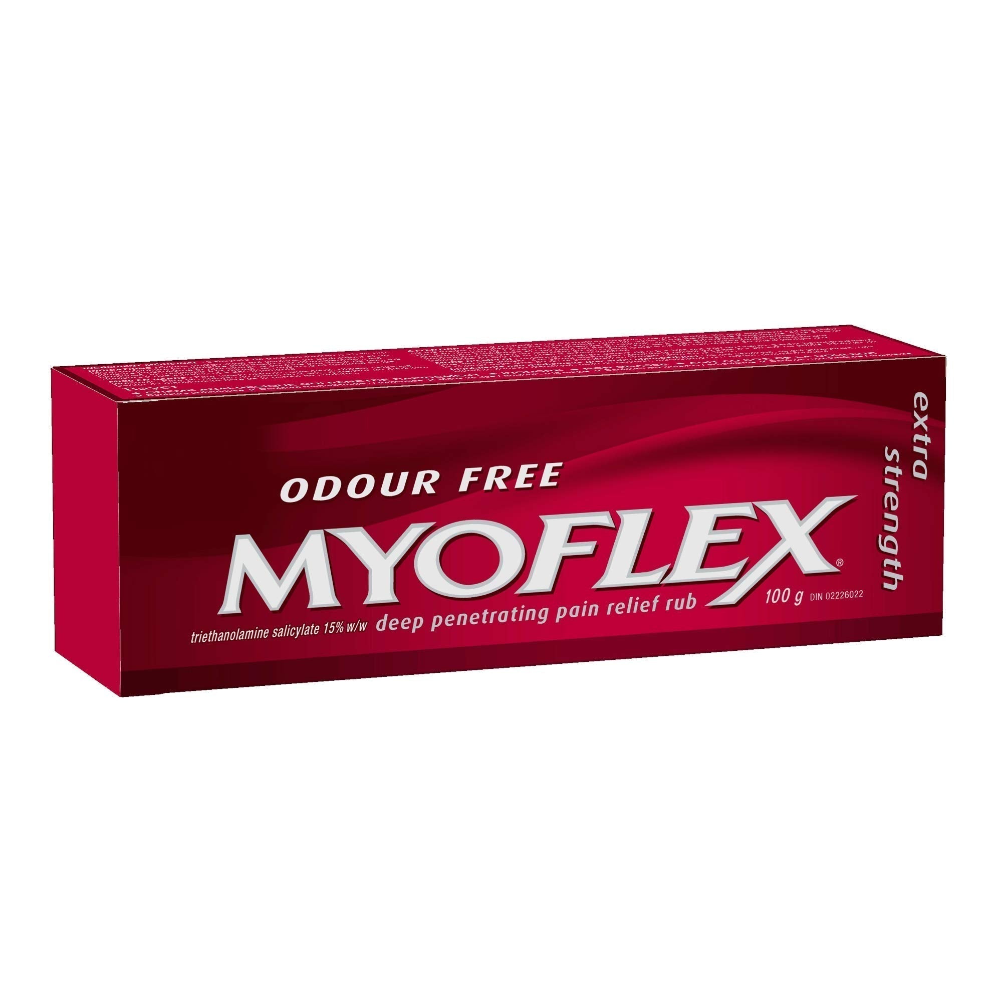 Myoflex Pain Relief Rub | Odourless | Provides Deep Penetrating Relief of Muscle Soreness & Joint Pain | Menthol Free | Stain Free | Non-Greasy | Great for Ages 2+ | 100 Grams (Extra Strength) Myoflex Au supplements