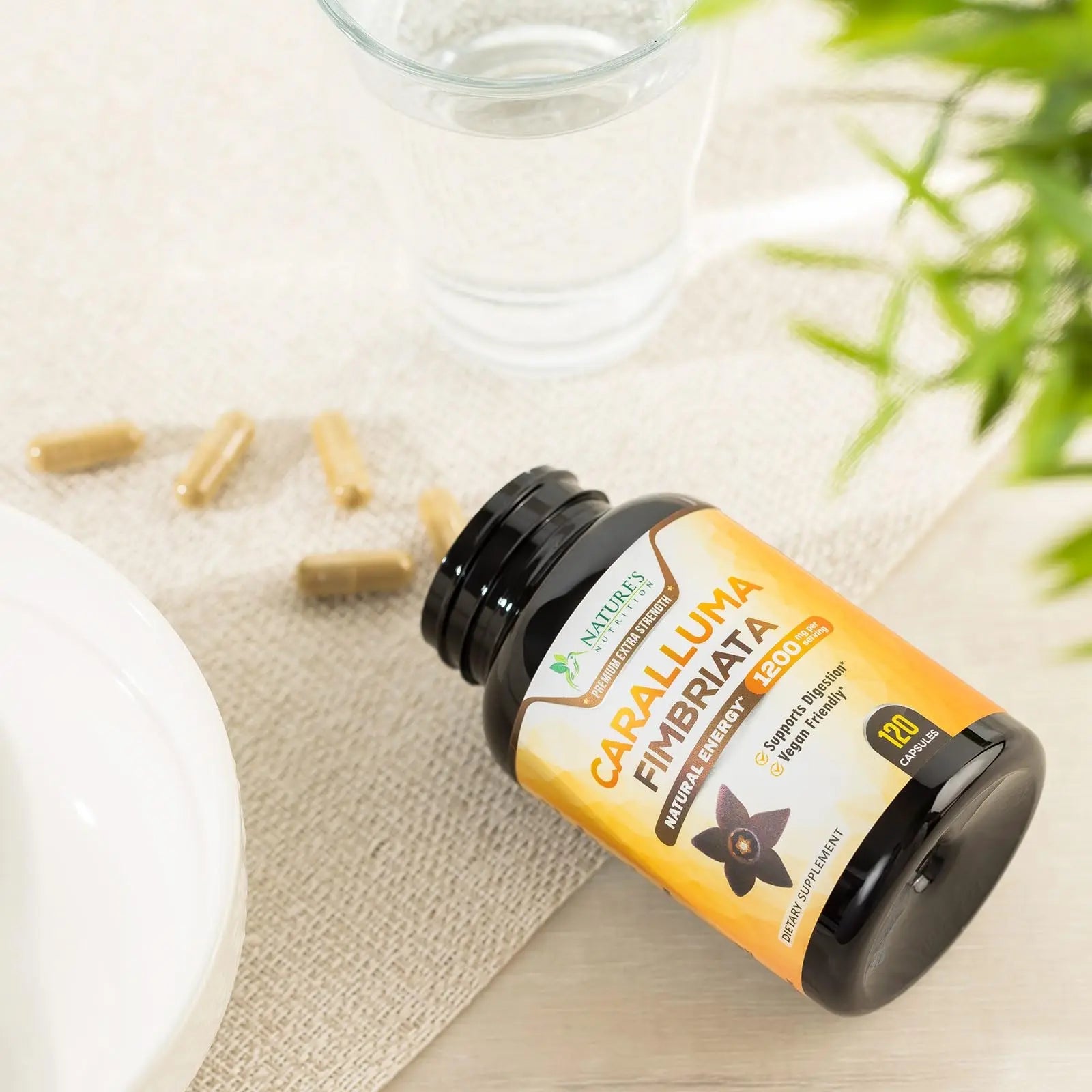 Pure Caralluma Fimbriata Extract Highly Concentrated 1200mg - Natural Endurance Support Nature's Nutrition Au supplements