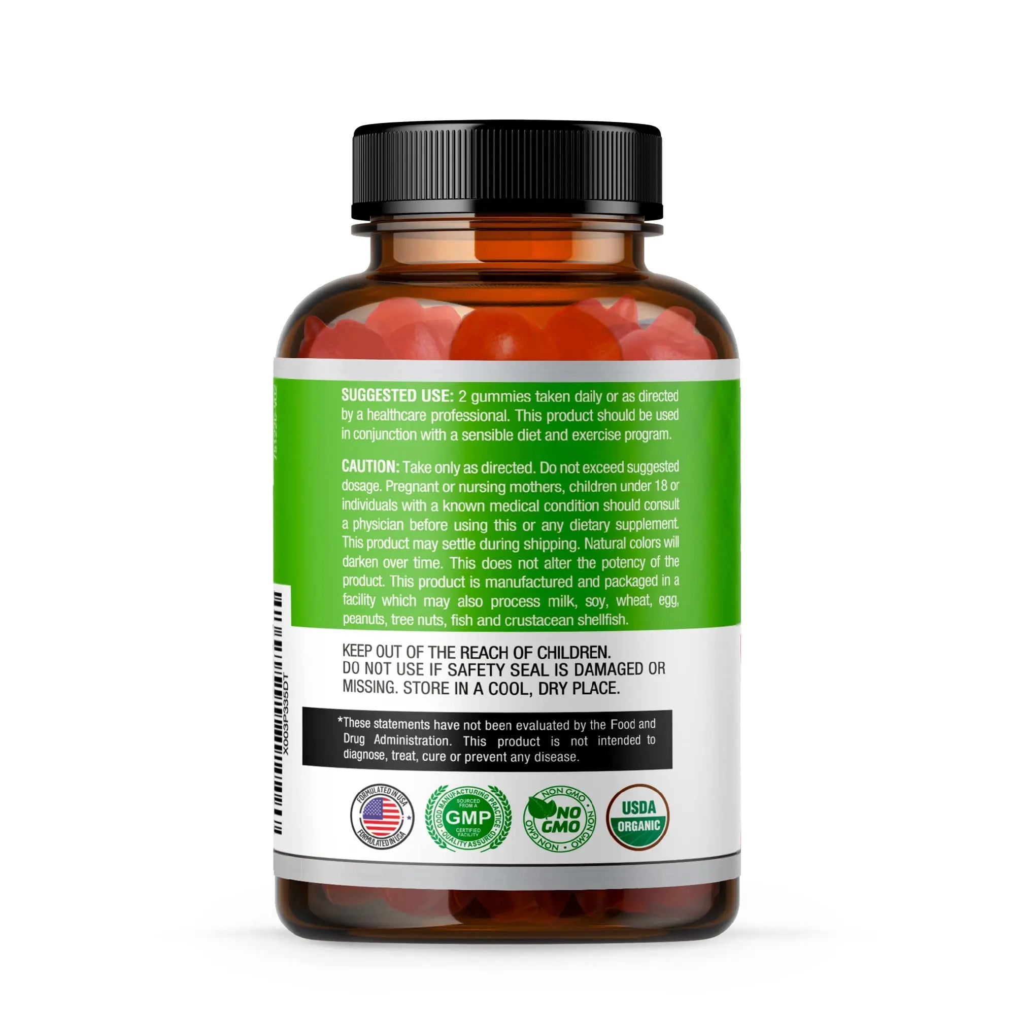 USDA Organic Apple Cider Vinegar Gummies with The Mother. AVC Keto Gummy Vitamins Simple Organica Au supplements