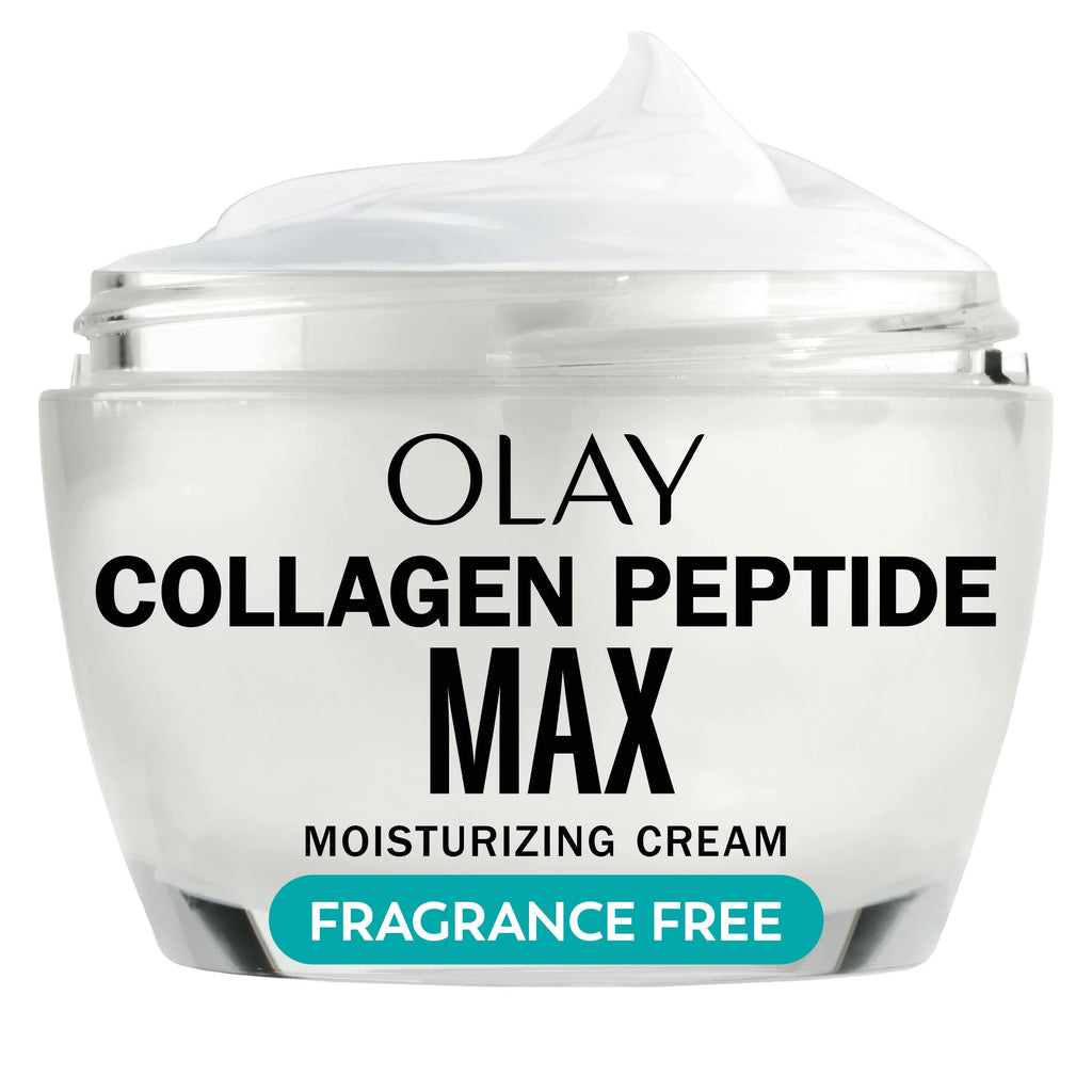 Olay Collagen Peptide Face Moisturizer, Firming Cream for Women, Fragrance-Free, Non-Greasy - Hydrating, Anti-Aging, Anti-Wrinkle
