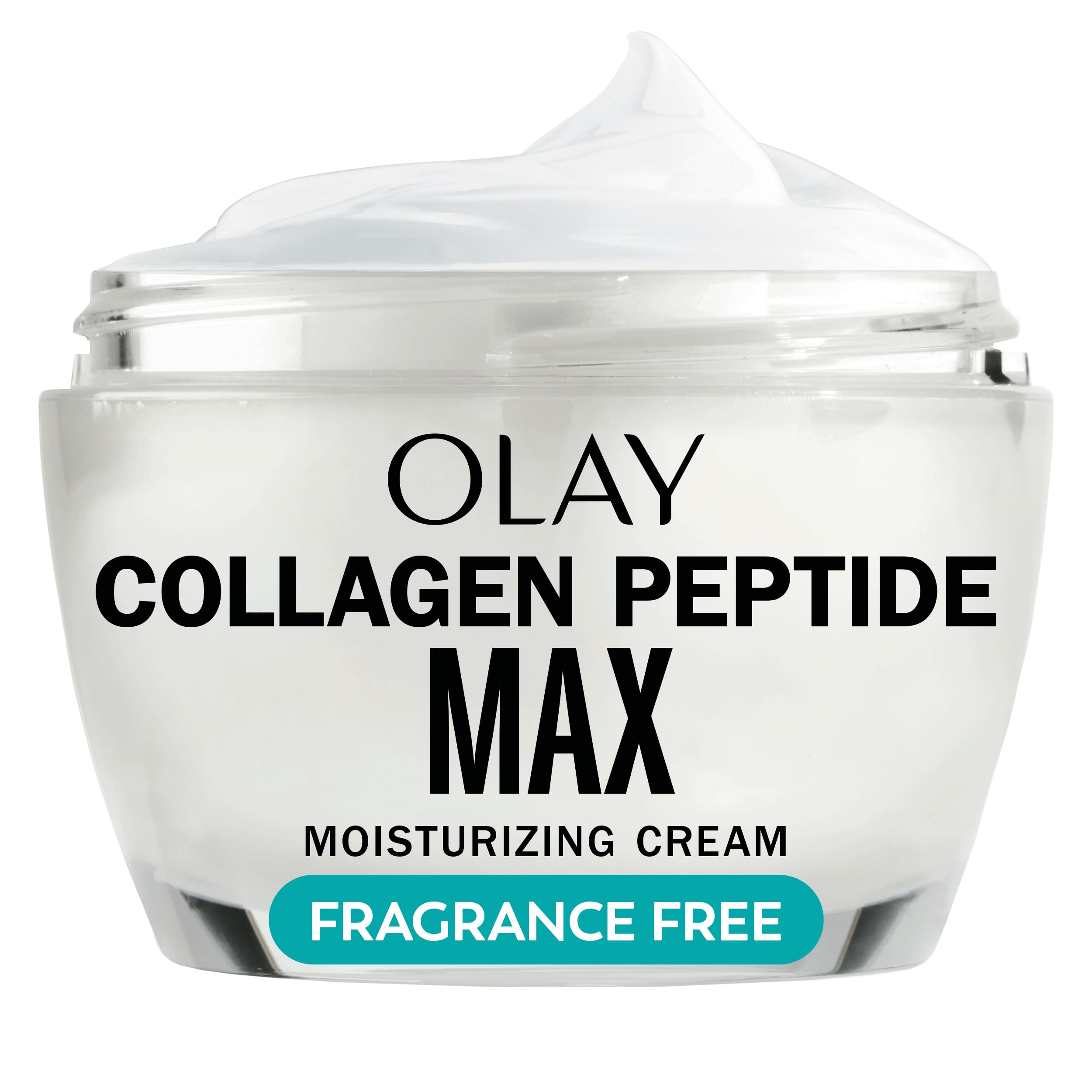 Olay Collagen Peptide Face Moisturizer, Firming Cream for Women, Fragrance-Free, Non-Greasy - Hydrating, Anti-Aging, Anti-Wrinkle