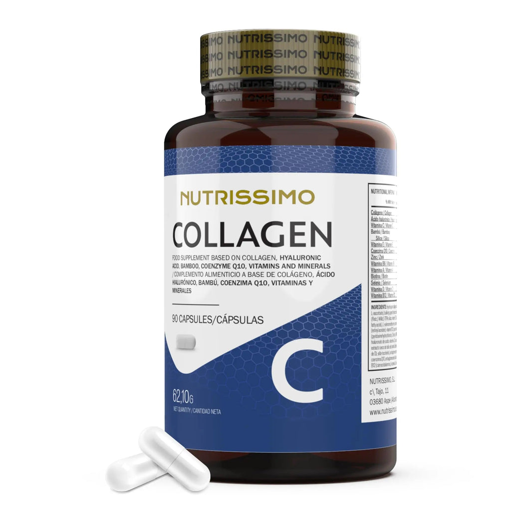 NUTRISSIMO Collagen + Hyaluronic Acid + Biotin + CoQ10 + Vitamins A, C (non-acidic), D and B12 + Zinc NUTRISSIMO Au supplements