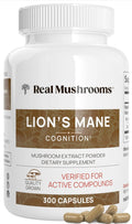 Real Mushrooms Lion’s Mane Capsules - Organic Lions Mane Mushroom Extract Real Mushrooms Au supplements
