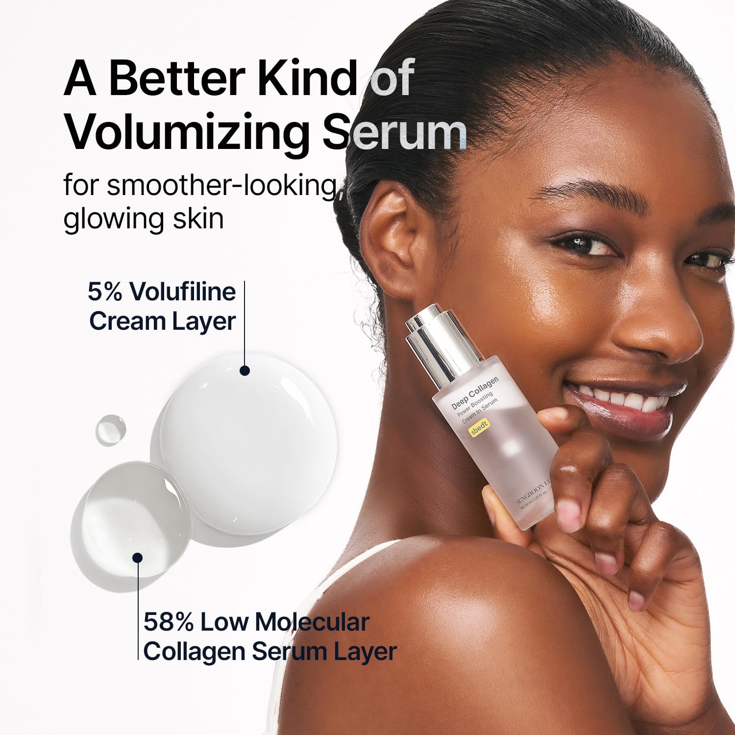 SUNGBOON EDITOR Deep Collagen Serum | 5% Volufiline + 58% Low Molecular Collagen