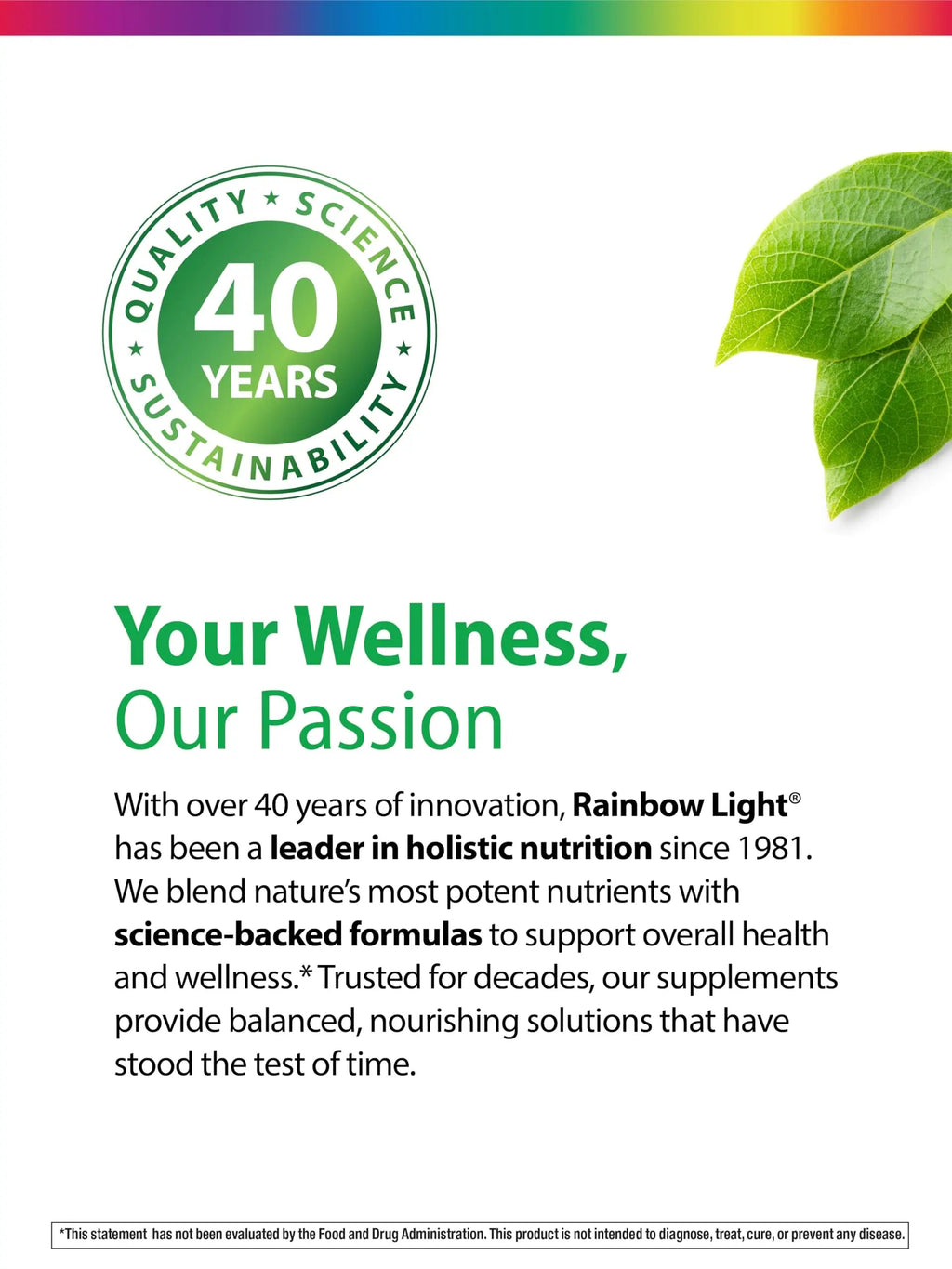 Rainbow Light Kids One + Multivitamin | 50 Chewable Tablets | with Iron & Tummy Friendly Probiotics | Fruit Punch Flavor | Real Food Nutrients Rainbow Light Au supplements