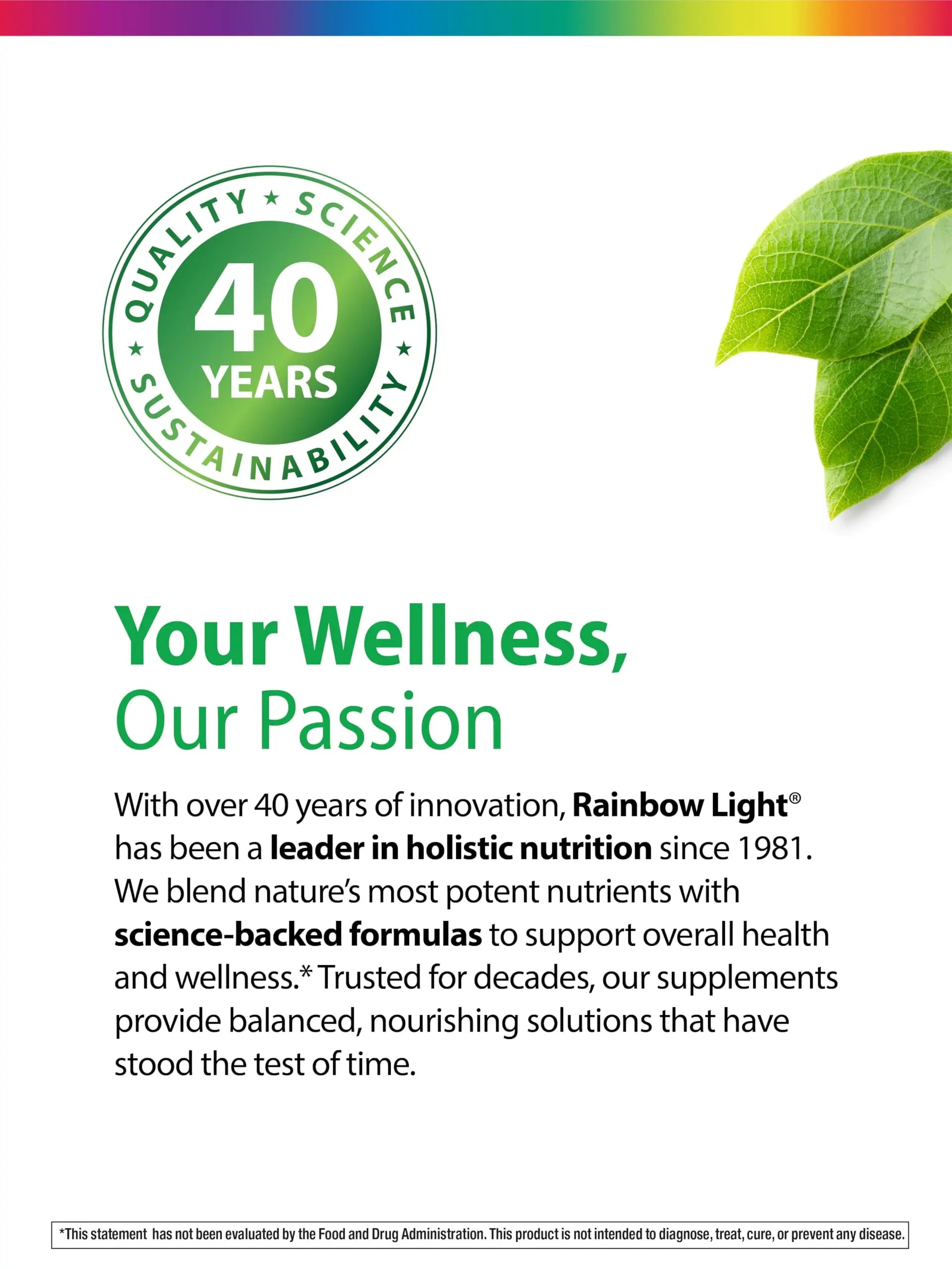 Rainbow Light Kids One + Multivitamin | 50 Chewable Tablets | with Iron & Tummy Friendly Probiotics | Fruit Punch Flavor | Real Food Nutrients Rainbow Light Au supplements
