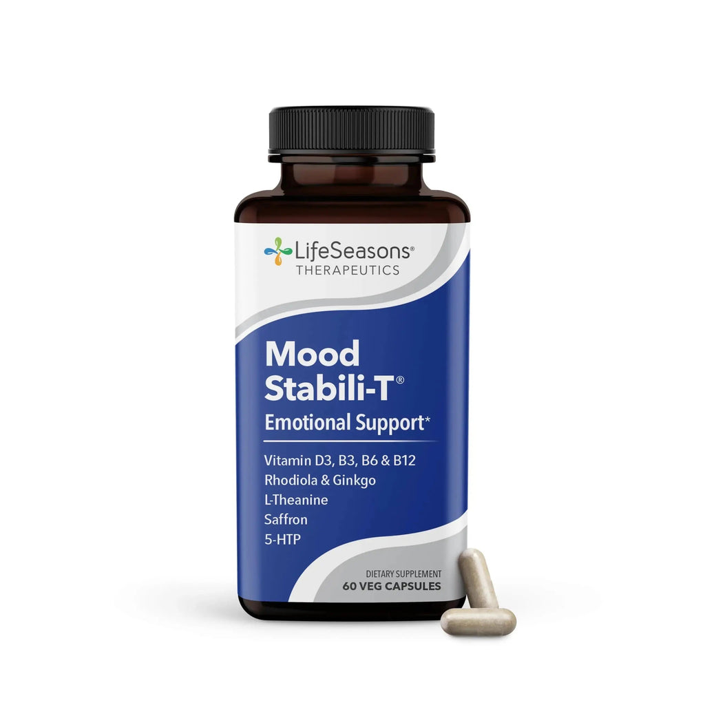 LifeSeasons - Mood Stabili-T - Positive Mood Booster - Enhanced Calmness and Happiness - Relaxed and Balanced Mind LifeSeasons Au supplements