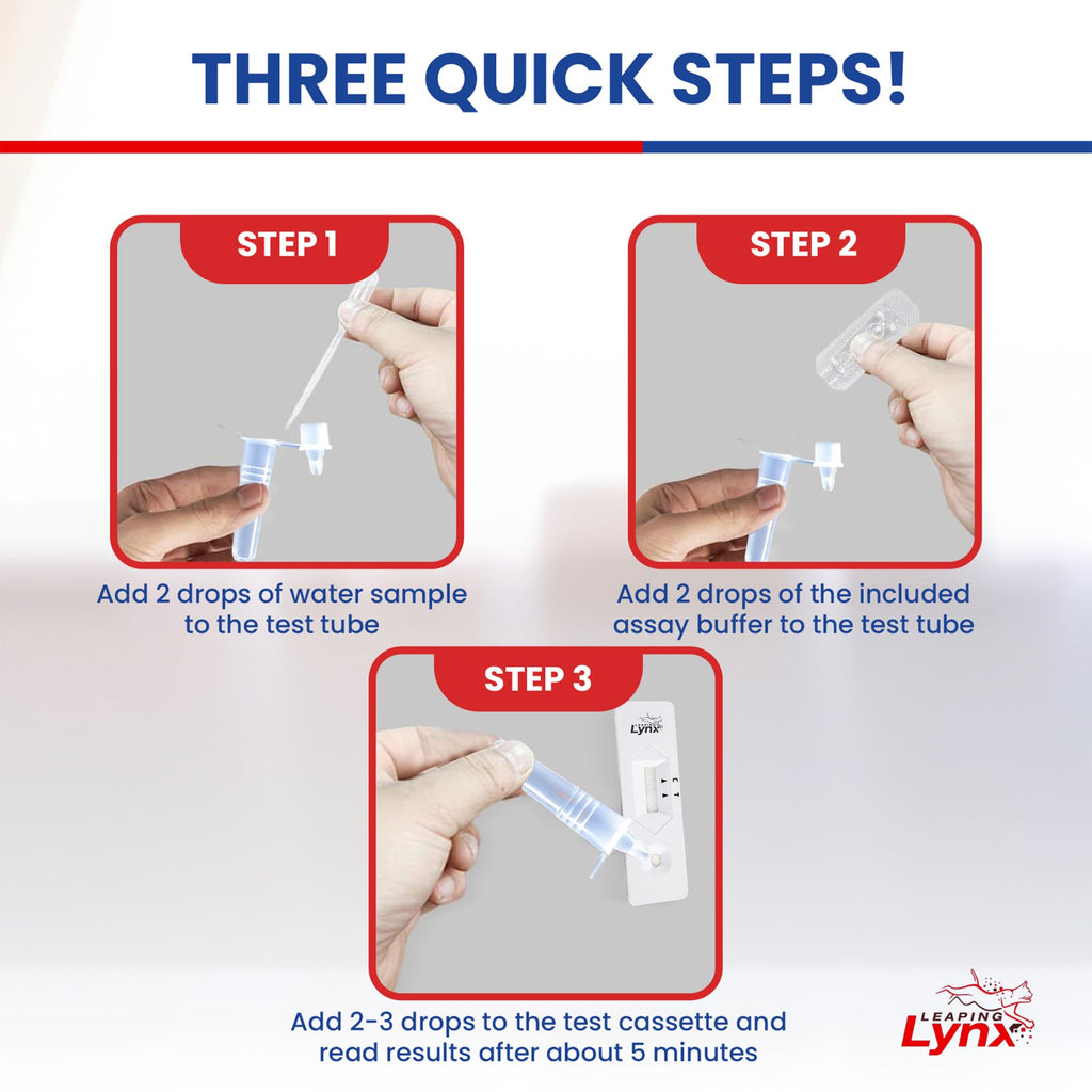 Bacteria Water Test Kit – Coliform, E. coli & Salmonella Detection for Well & Tap Water | Rapid Home Drinking Water Screening Kit with Lab-Quality Results | Leaping Lynx Leaping Lynx Au supplements