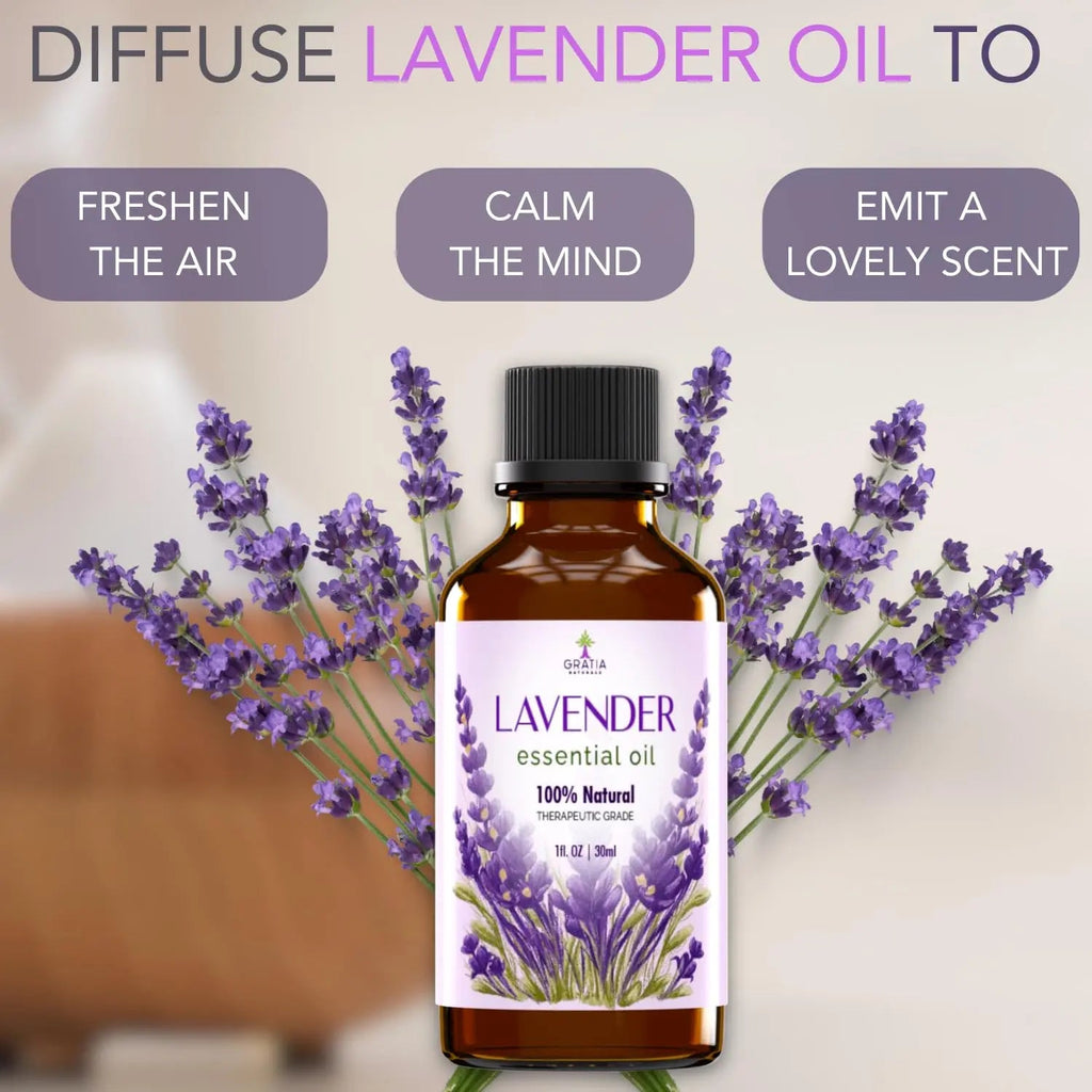 Gratia Naturals Lavender Essential Oil - 100% Pure and Natural … GRATIA NATURALS Au supplements