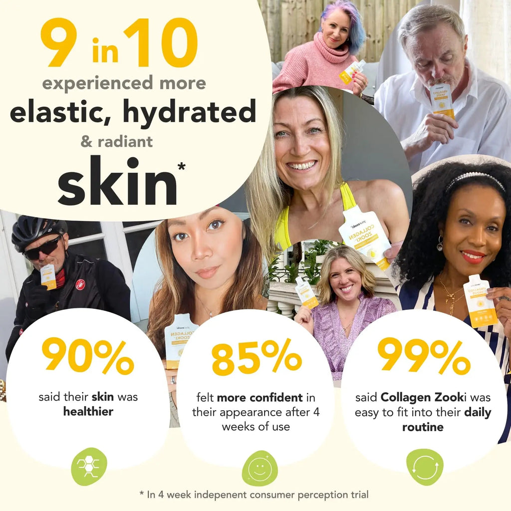Zooki 5000mg Marine Collagen Liquid Sachets | Hydrolysed Marine Collagen Peptides yourzooki Au supplements