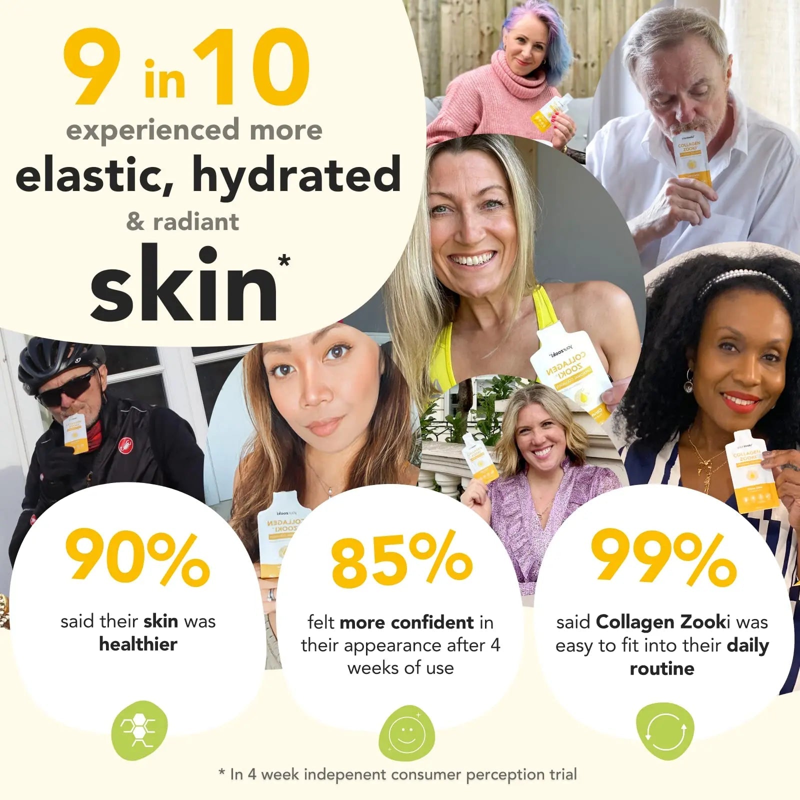 Zooki 5000mg Marine Collagen Liquid Sachets | Hydrolysed Marine Collagen Peptides yourzooki Au supplements