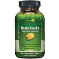 Irwin Naturals Brain Awake Enhanced Mental Performance, Increased Focus, Boost Clarity & Concentration - Powerful Nootropic Booster with L-Theanine, Bacopa, MCT's & InnovaTea - 60 Liquid Softgels Irwin Naturals Au supplements