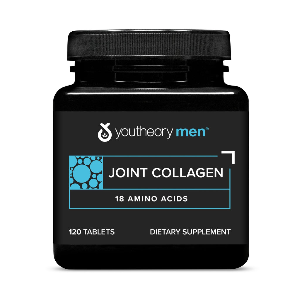 Youtheory Men’s Joint Collagen - Hydrolyzed Collagen Peptides Capsules - with Amino Acids & Natural Ingredients - Supports Muscle & Joint Health* - 120 Tablets (60-Day Supply) Youtheory Au supplements
