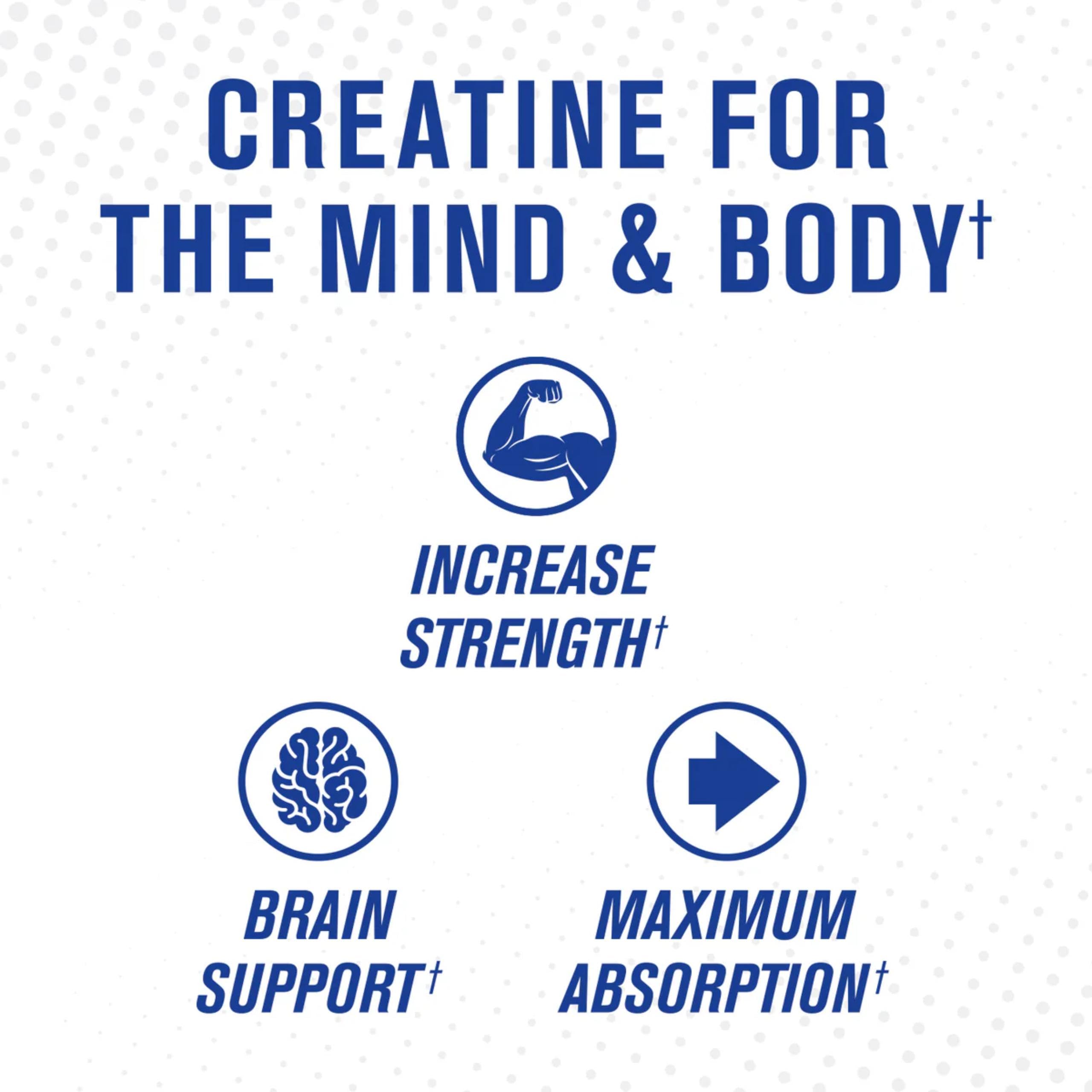 GAT SPORT Pro Creatine Capsules, Strengh, Wellness, Brain Health, Enhanced Absorption, 5 Grams, 150 Veggie Capsules GAT SPORT Au supplements