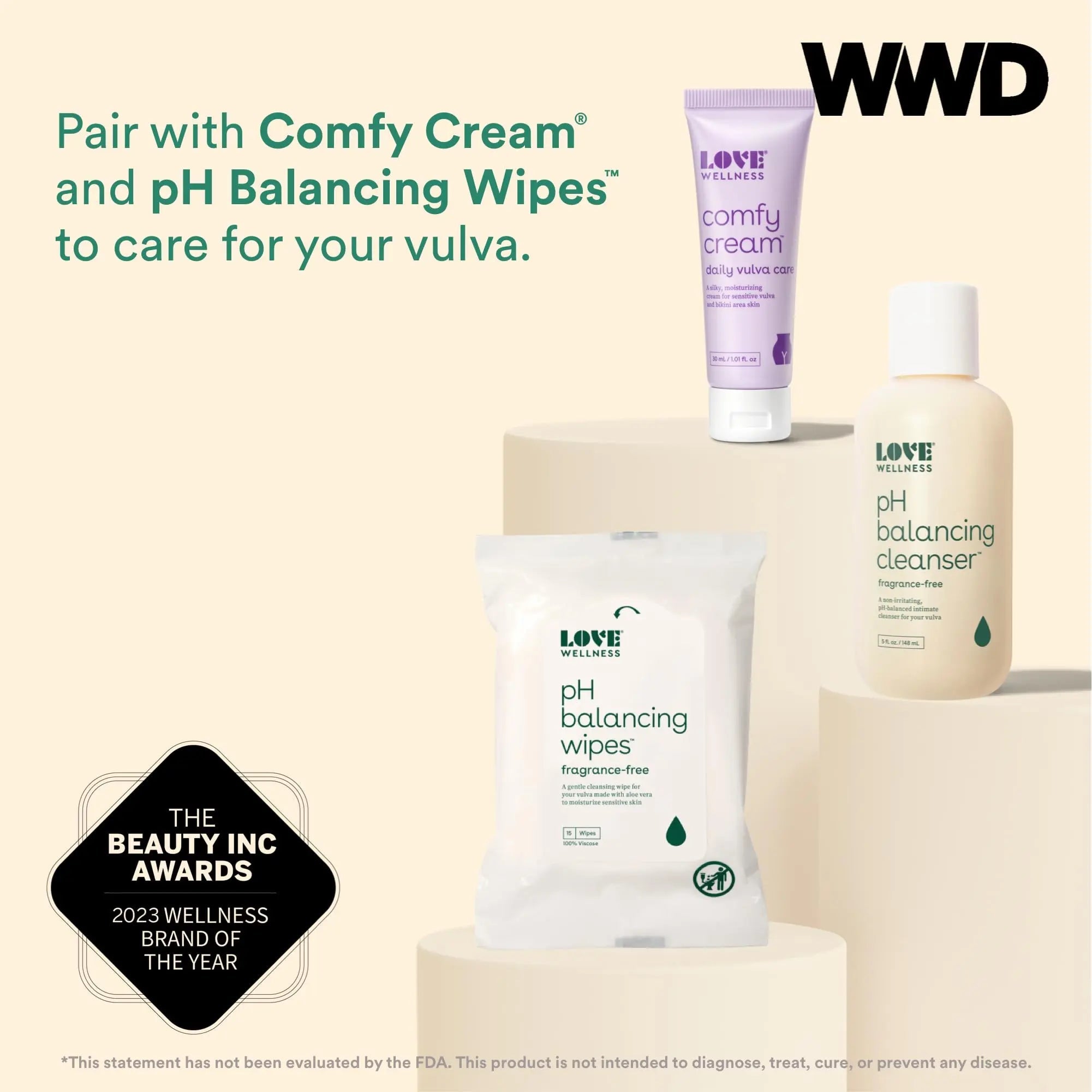 Love Wellness Feminine Wash for Women, pH Balancing Cleanser | Fragrance-Free | Vaginal Soap Love Wellness Au supplements