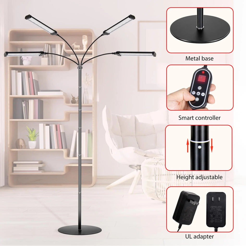 Dexnump Red Light Therapy for Face, 324 LEDs Red Light Therapy Lamp Height Free Adjustment Infrared Dexnump Au supplements