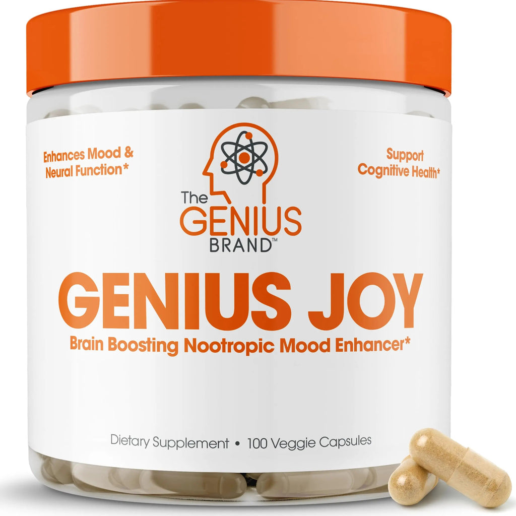 Genius Joy, Nootropic Mood Enhancer Supplement - Support Cognitive Health The Genius Brand Au supplements