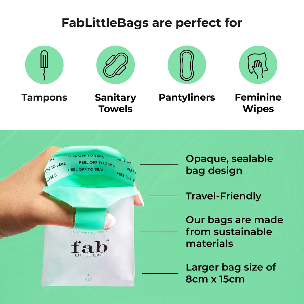 Fab Little Bag Starter Plus Pack - 45 Sanitary Disposal Bags Plus Recyclable Refill Pack Fab Little Bag Au supplements