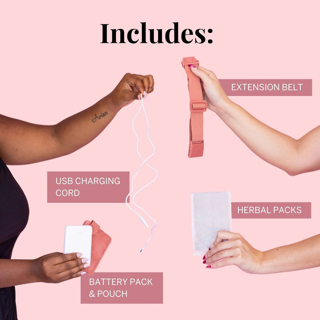 Pixie Period Heating Pad for Cramps - Thinnest Wearable Heating Pad for Feminine Care - Unnoticeable Under Clothes - Best Portable Pain Relief Heat Belt On The Market - Hours of Menstrual Pain Relief Pixie Cup Au supplements
