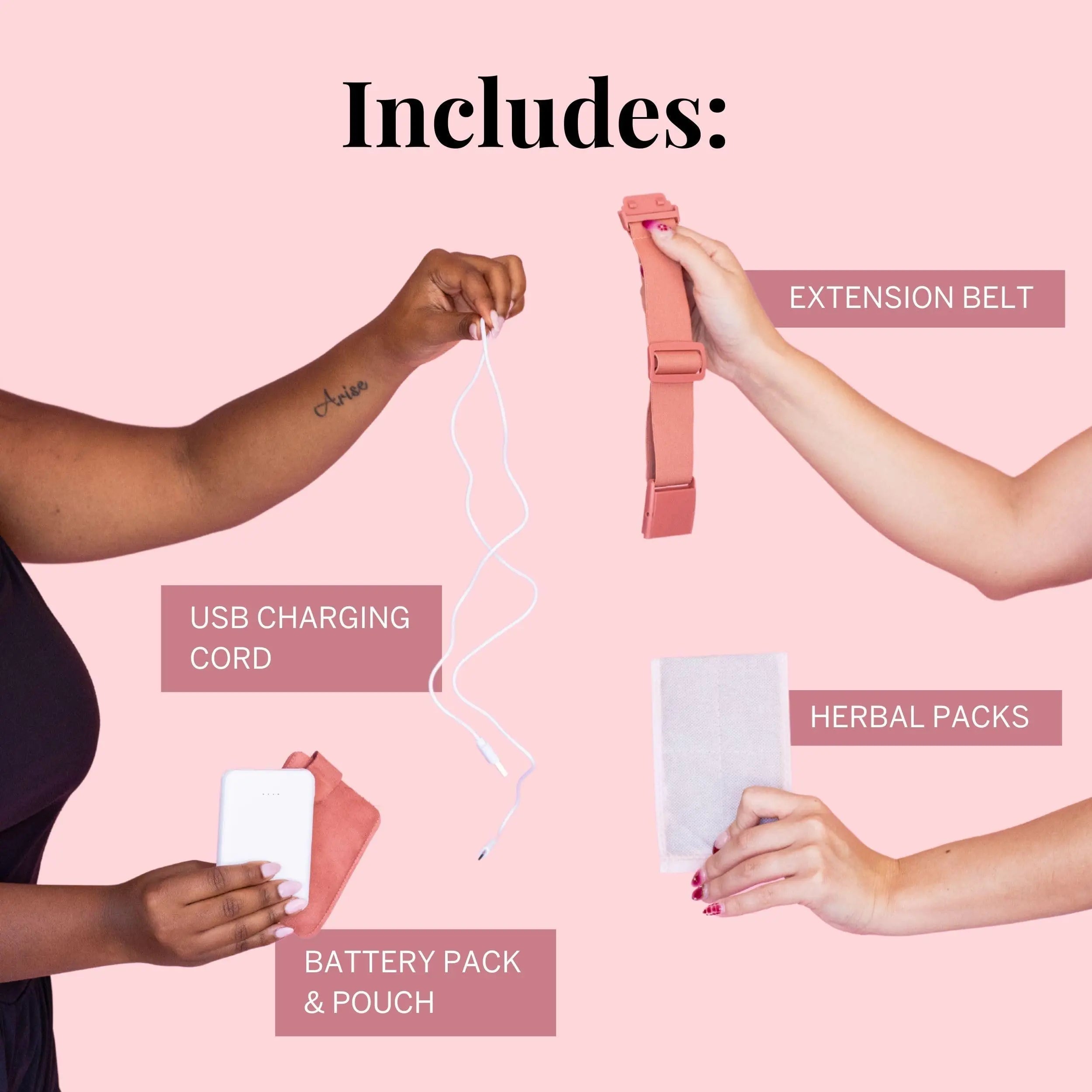 Pixie Period Heating Pad for Cramps - Thinnest Wearable Heating Pad for Feminine Care - Unnoticeable Under Clothes - Best Portable Pain Relief Heat Belt On The Market - Hours of Menstrual Pain Relief Pixie Cup Au supplements
