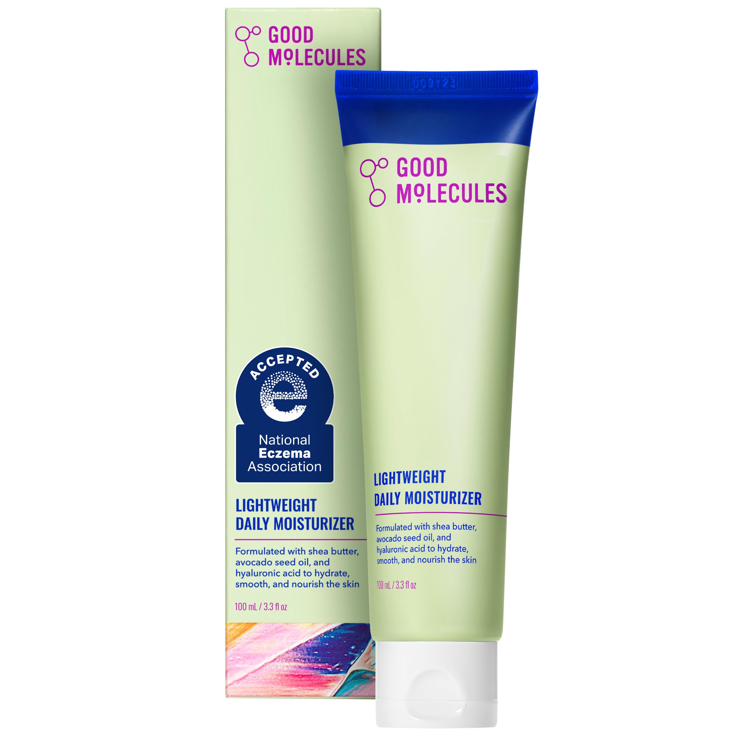 Good Molecules Lightweight Daily Moisturizer Face Cream – 100 ml / 3.38 fl oz - Non-Greasy Facial Moisturizer