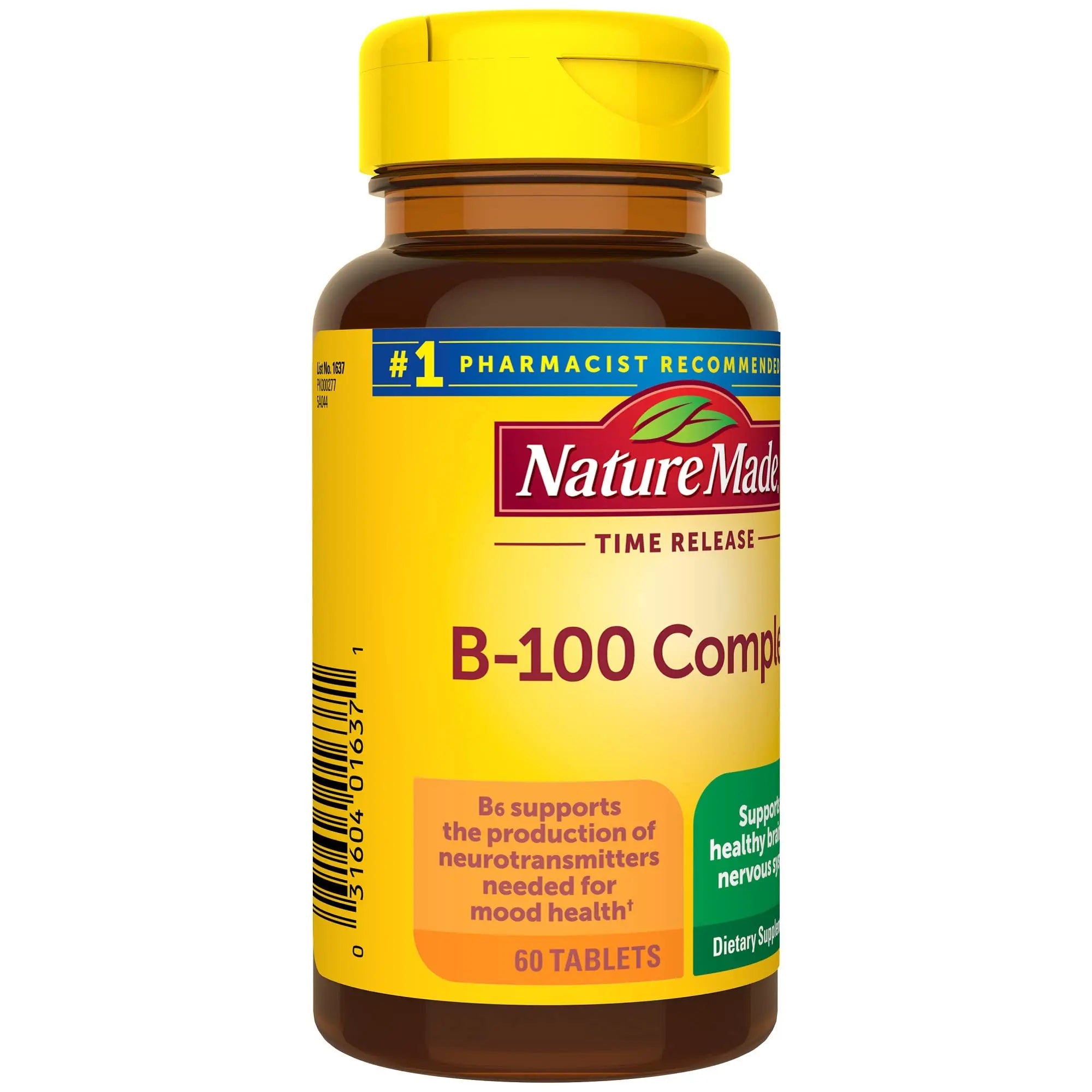 Nature Made Time Release Vitamin B-100 High Potency B Complex, Dietary Supplement Nature Made Au supplements