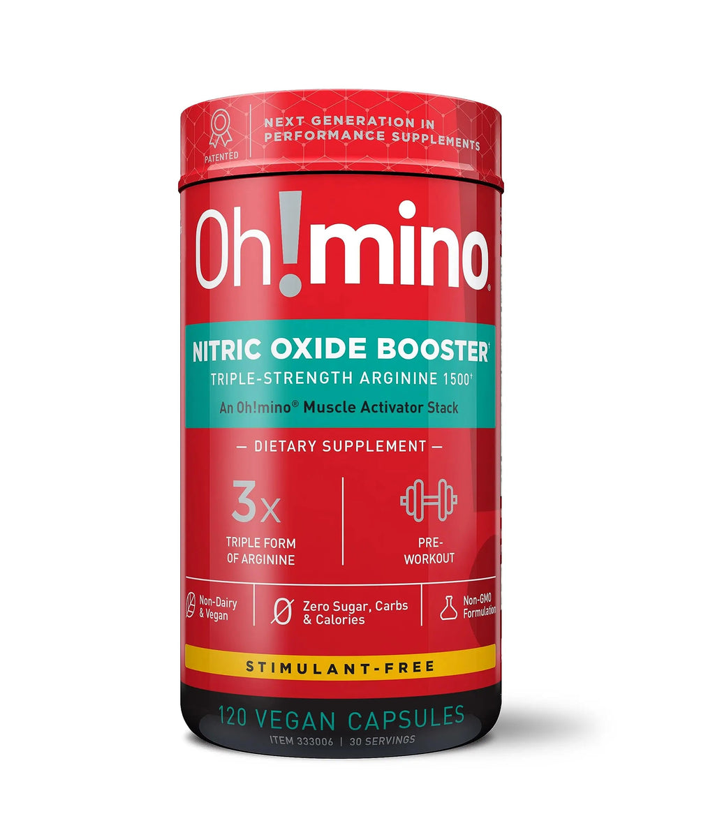 Oh!mino Nitric Oxide Supplement Activator Booster, Triple Strength L-Arginine for Energy Oh!mino Au supplements