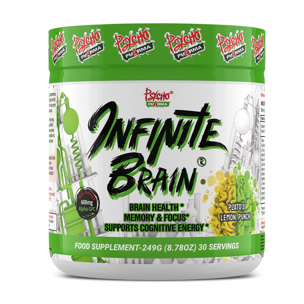 Psycho Pharma. Infinite Brain Nootropic Game Changer. Compete Win (Plato's Lemon Punch, 30 Serving) Psycho Pharma Au supplements