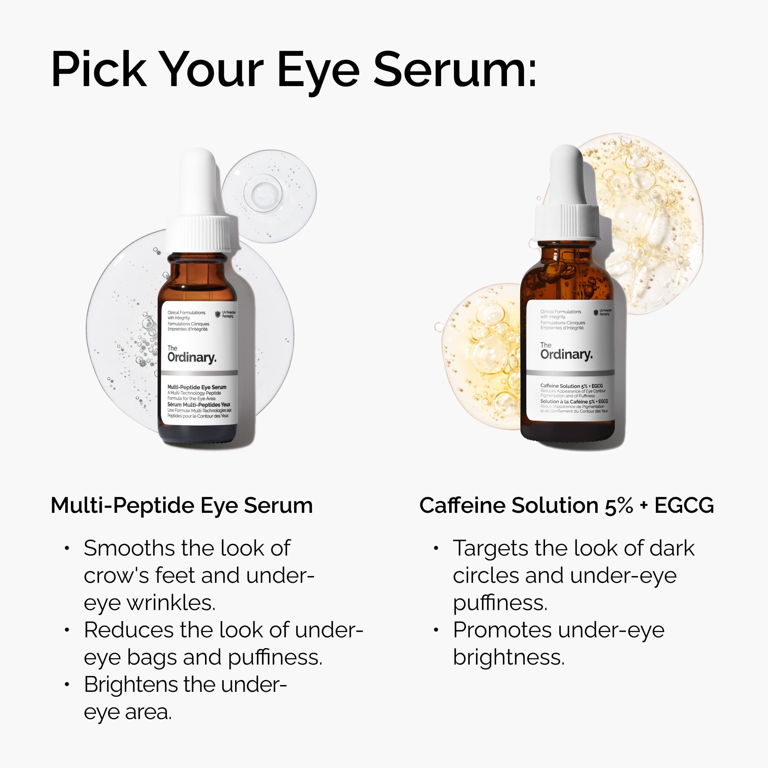The Ordinary Multi-Peptide Eye Serum, Anti-Aging Formula for Crow’s Feet, Dark Circles & Puffiness, 0.5 Fl Oz