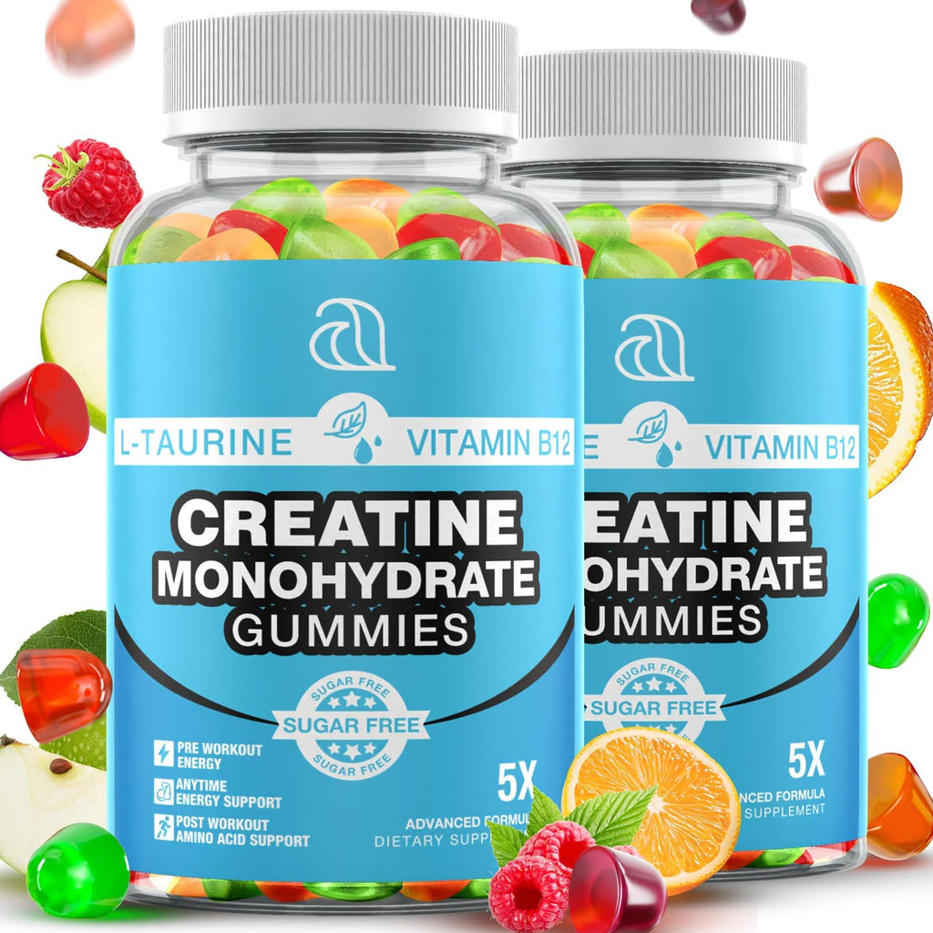 DRZIHOOCH Creatine Gummies for Women & Men - Creatine Monohydrate Gummies Tasty Chewable Supplement, Muscle Support & Energy Boost (2 Pack) DRZIHOOCH Au supplements