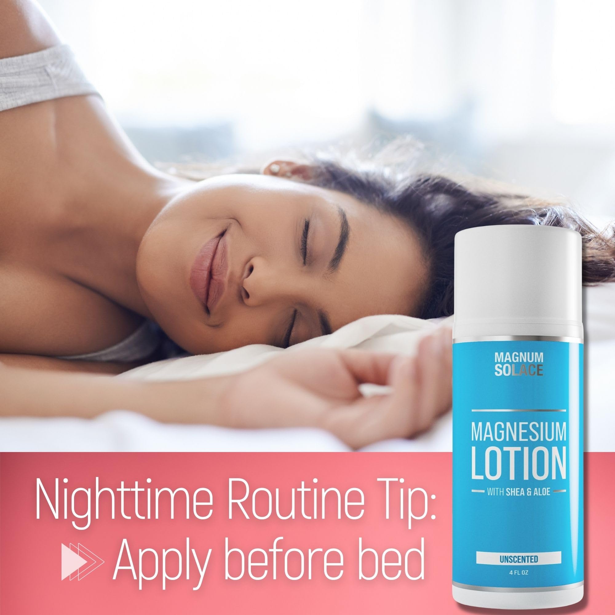 Magnum Solace Magnesium Lotion with Aloe & Shea – Apply to Legs – Alternative to Topical Magnesium Cream Magnum Solace Au supplements