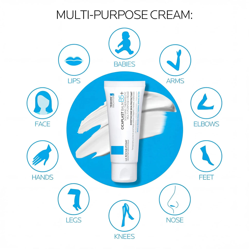 La Roche-Posay Cicaplast Balm B5, Healing Ointment and Soothing Therapeutic Multi Purpose Cream for Dry & Irritated Skin La Roche-Posay Au supplements