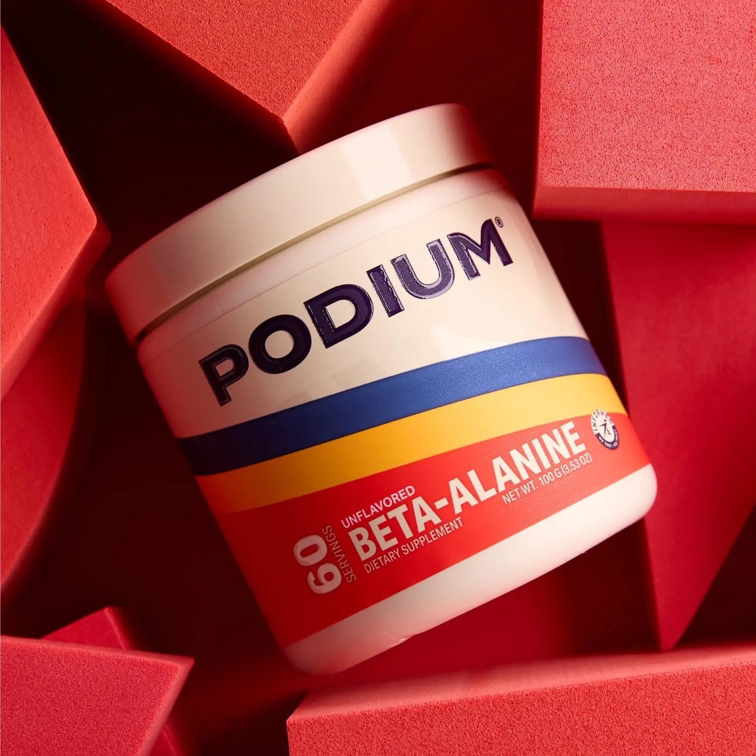 Podium Nutrition, Solos | Beta Alanine, 60 Servings, Unflavored, Boost Athletic Performance Podium Nutrition Au supplements