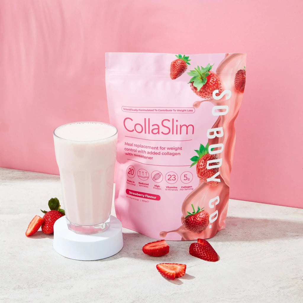 CollaSlim, Meal Replacement Shake with Added Collagen, Vitamins and Minerals, 800g So Body Co Au supplements