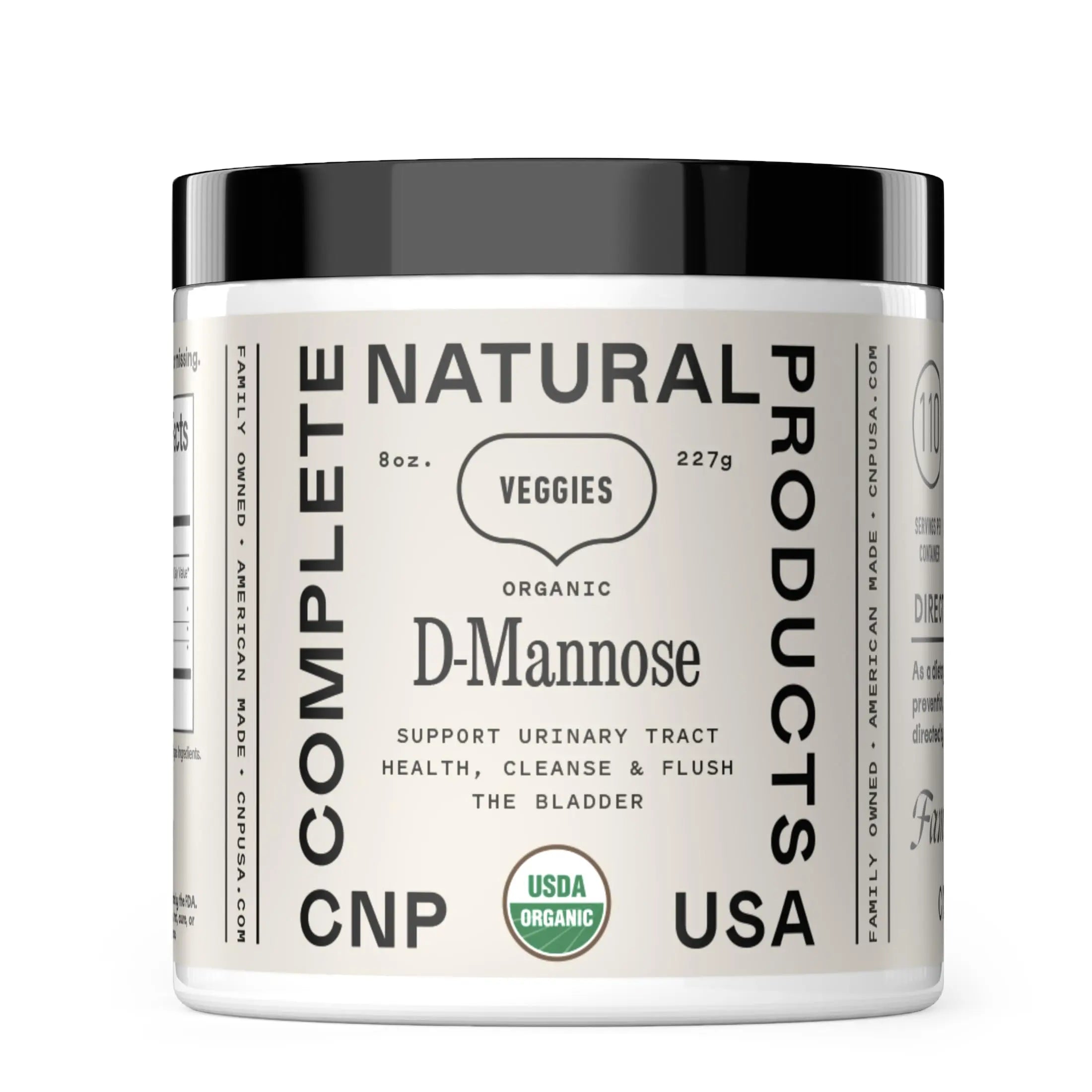 CNP Organic D Mannose Powder 2000mg - Powder D Mannose Supplement for UTI Support, Pure D-Mannose Powder from Guar Beans, Vegan Non GMO Clean Formula, Bladder Urinary Tract Health Supplement Use Complete Natural Products Au supplements