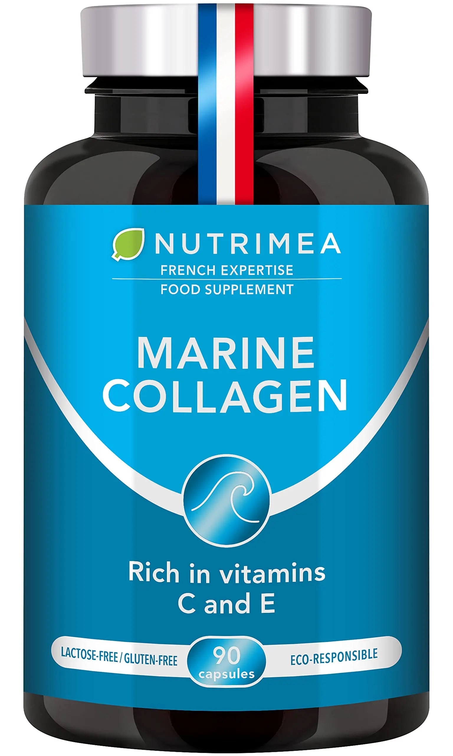 Pure Marine Collagen (900mg) - Enriched with Vitamins C and E – Patented Premium Type I & II Hydrolysed Collagen Plastimea Au supplements