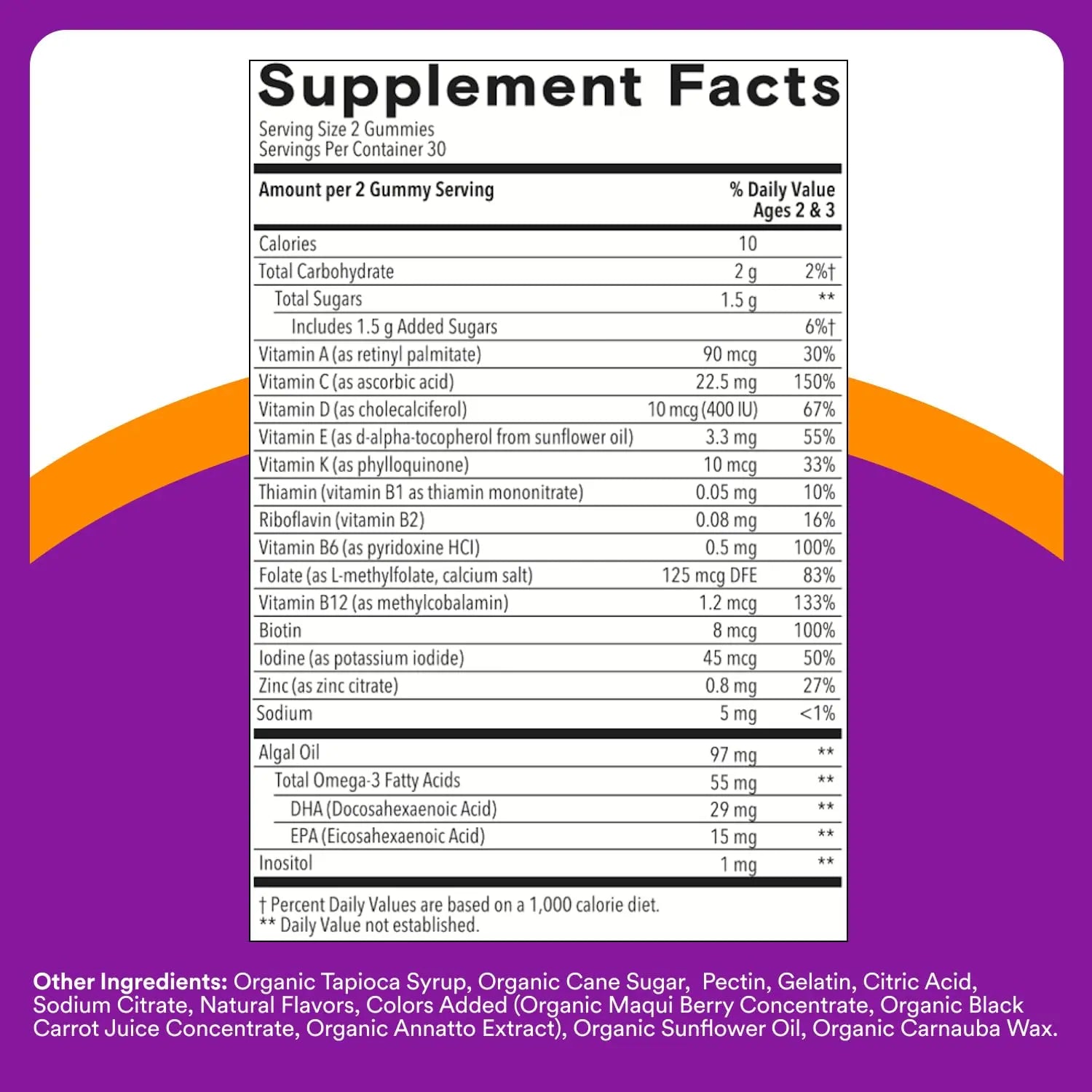SmartyPants Toddler Multivitamin Gummies - Improved Formula: Omega 3 (DHA/EPA), Vitamins D3, C, Vitamin B12, B6, A, K & Zinc SmartyPants Au supplements