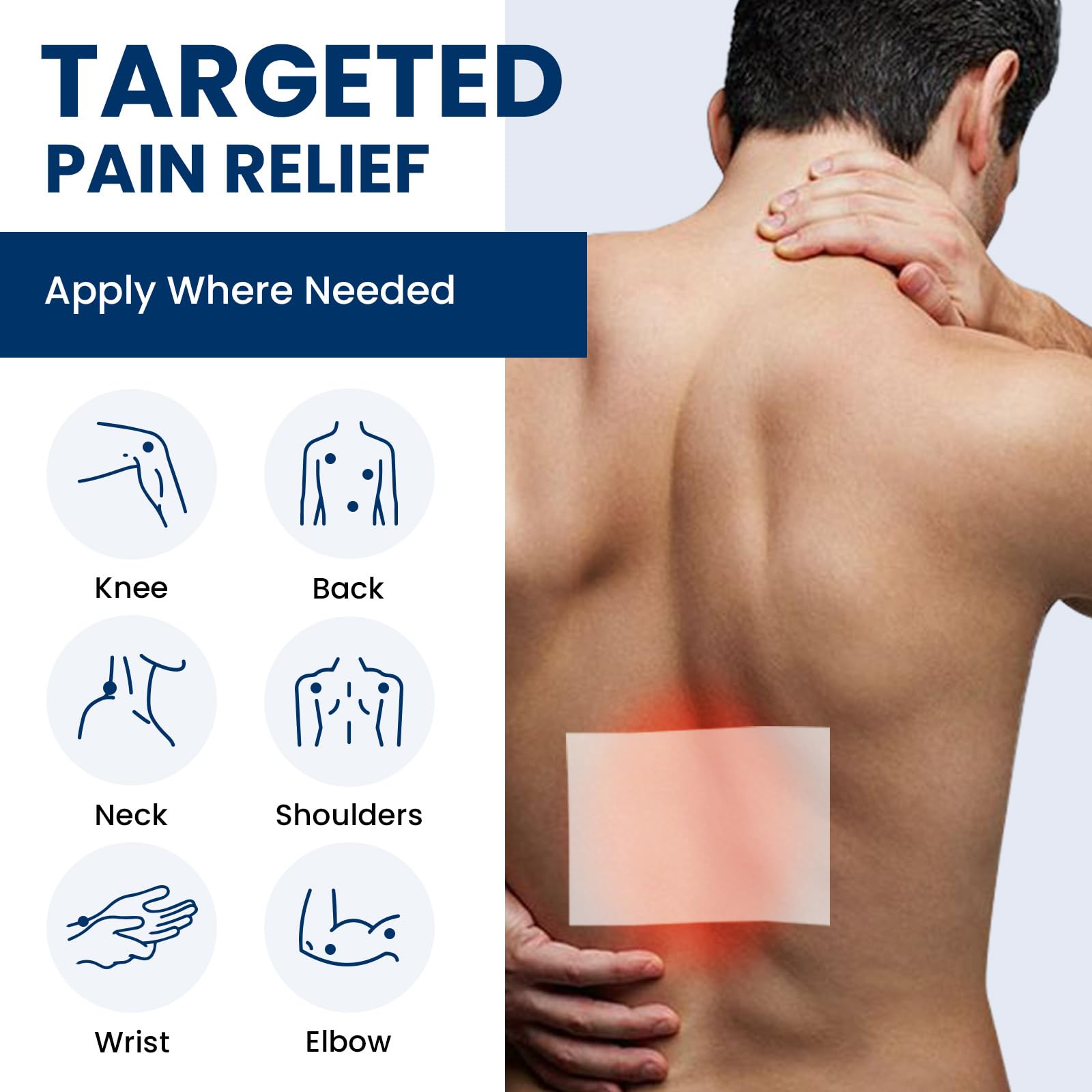 Sumifun 4% Lidocaine Pain Relief Patches 15 Counts Maximum Strength Numbing Gel Patch for Back Knee Neck Joint Ache Muscle Soreness Topical Analgesic Sumifun Au supplements