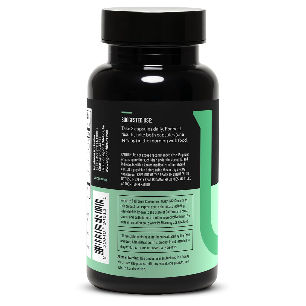LEGION Biome Probiotic - Natural Probiotics Gut Health Supplement for Women & Men - Probiotic Nutritional Supplements Help Reduce Bloating, Cramping & Gas - Colon Health Probiotic Pills, 30 Servings LEGION Au supplements