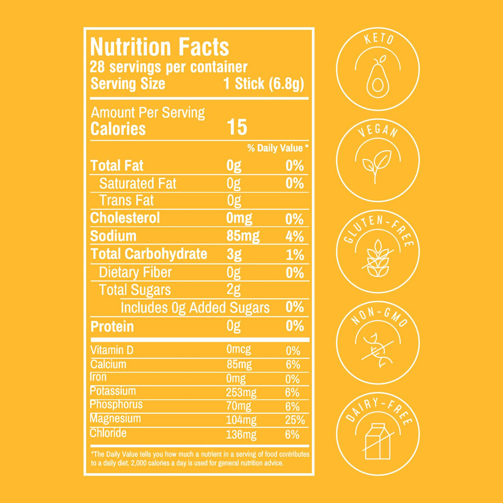 FlavCity Pineapple Coconut Electrolytes Powder Packets - 28 Hydration Packets - No Added Sugar - Hydration Powder with Real Fruit & Unrefined Sea Salt