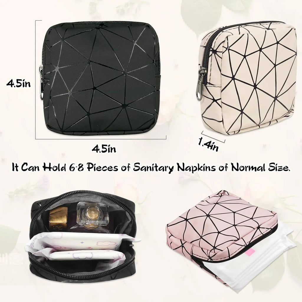 Yazabai Sanitary Napkin Storage Bag Pouch 4PCS Pads and Tampons Bags Pouches Portable Yazabai Au supplements