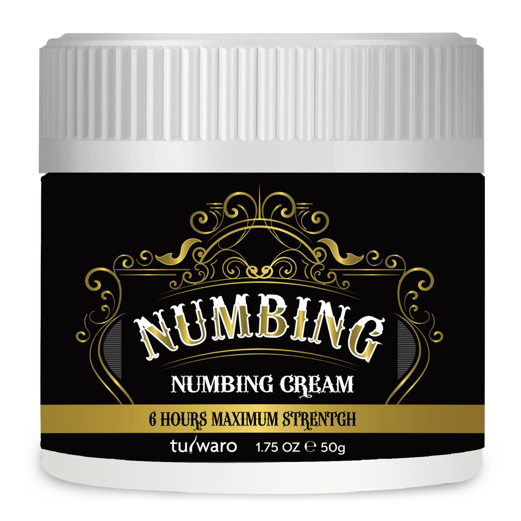 tuiwaro Numbing Cream Extra Strength: Relief Long Lasting & Fast-Absorbing with Emu Oil and Arnica — Non-Greasy 50 mL