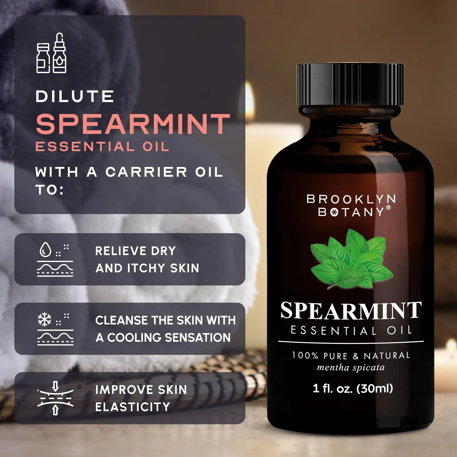 Brooklyn Botany Spearmint Essential Oil – 100% Pure and Natural – Premium Grade Oil Brooklyn Botany Au supplements