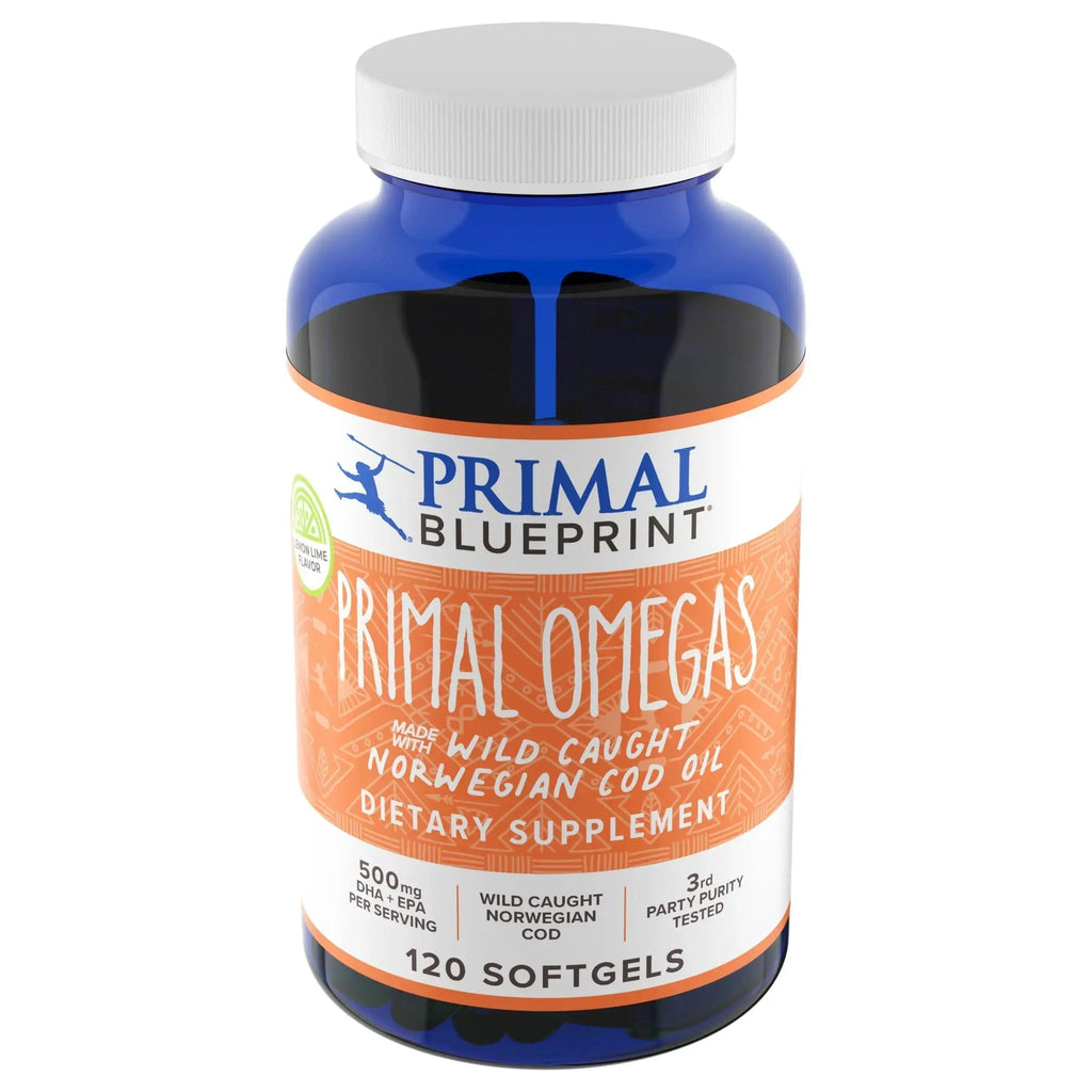Primal Blueprint Primal Omegas, Omega-3 Fatty Acid Daily Supplement, 120 Count Primal Blueprint Au supplements