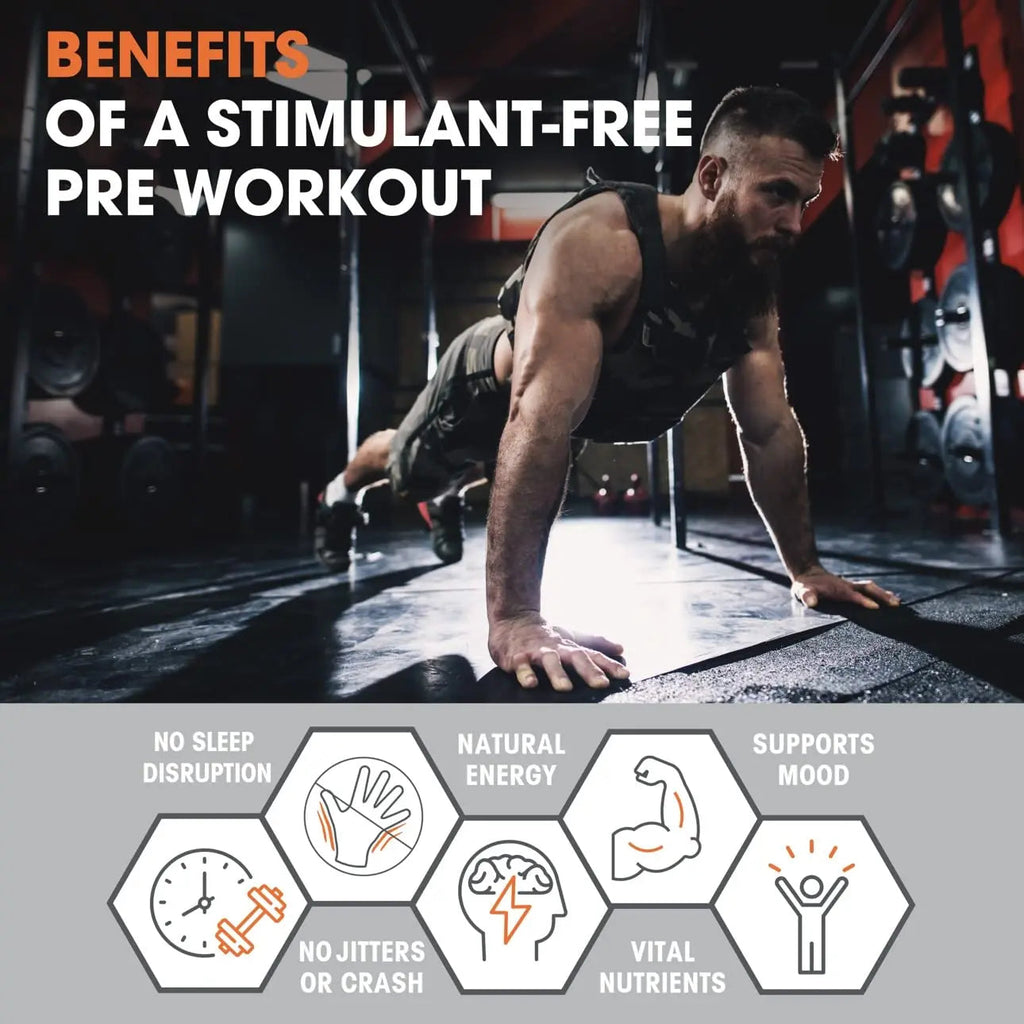 Genius Pre Workout Powder, Blue Raspberry - All-Natural Nootropic Pre-workout & Caffeine The Genius Brand Au supplements