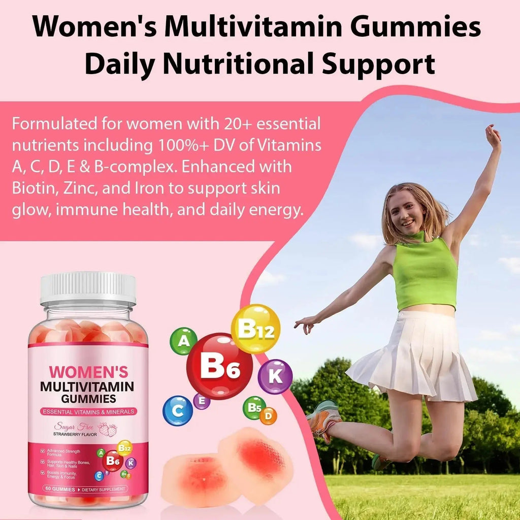 DCTTVHVD Multivitamin Gummies for Women, Natural Multi Vitamins, Boosts Immunity, Energy & Focus, Womens Daily Multivitamin Gummy DCTTVHVD Au supplements