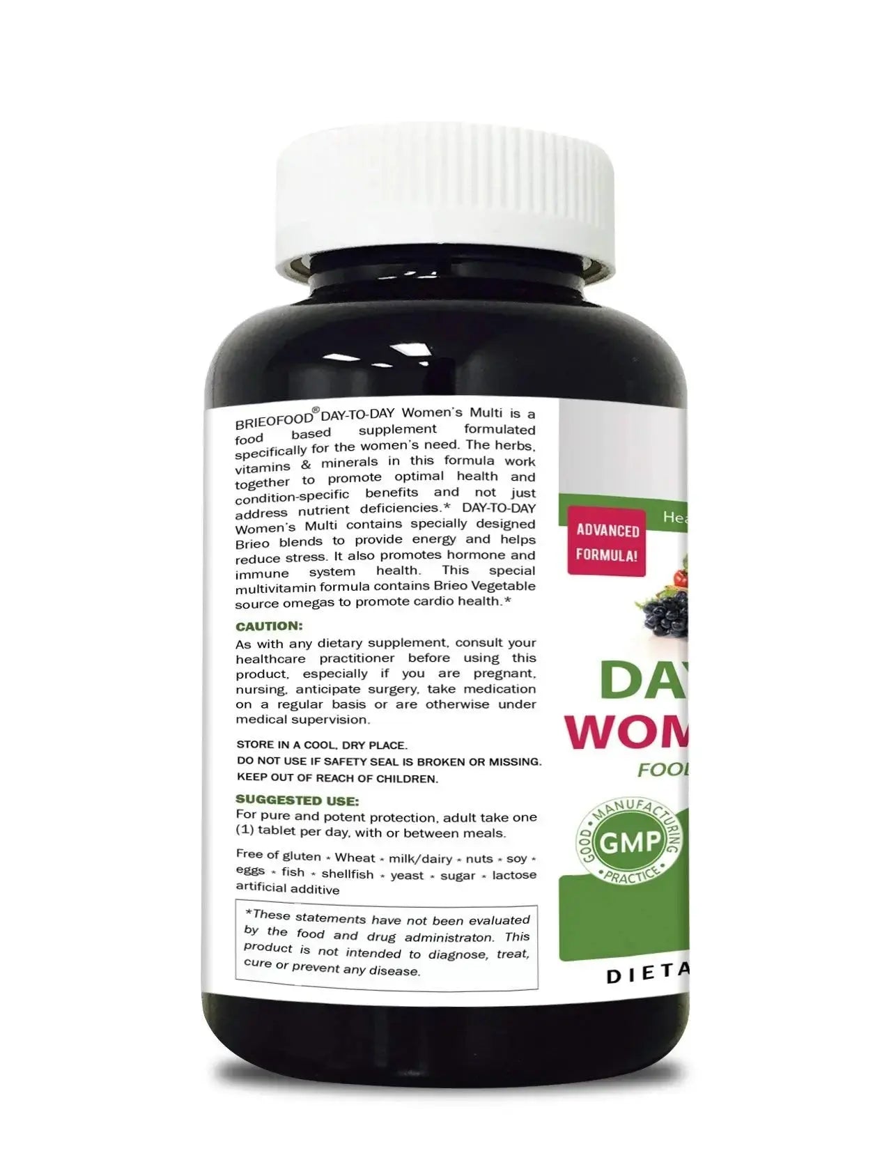 Briofood, Day-to-Day Food Based Women's Multi (180 Tablets) with Vegetable Source Omegas Brieofood Au supplements