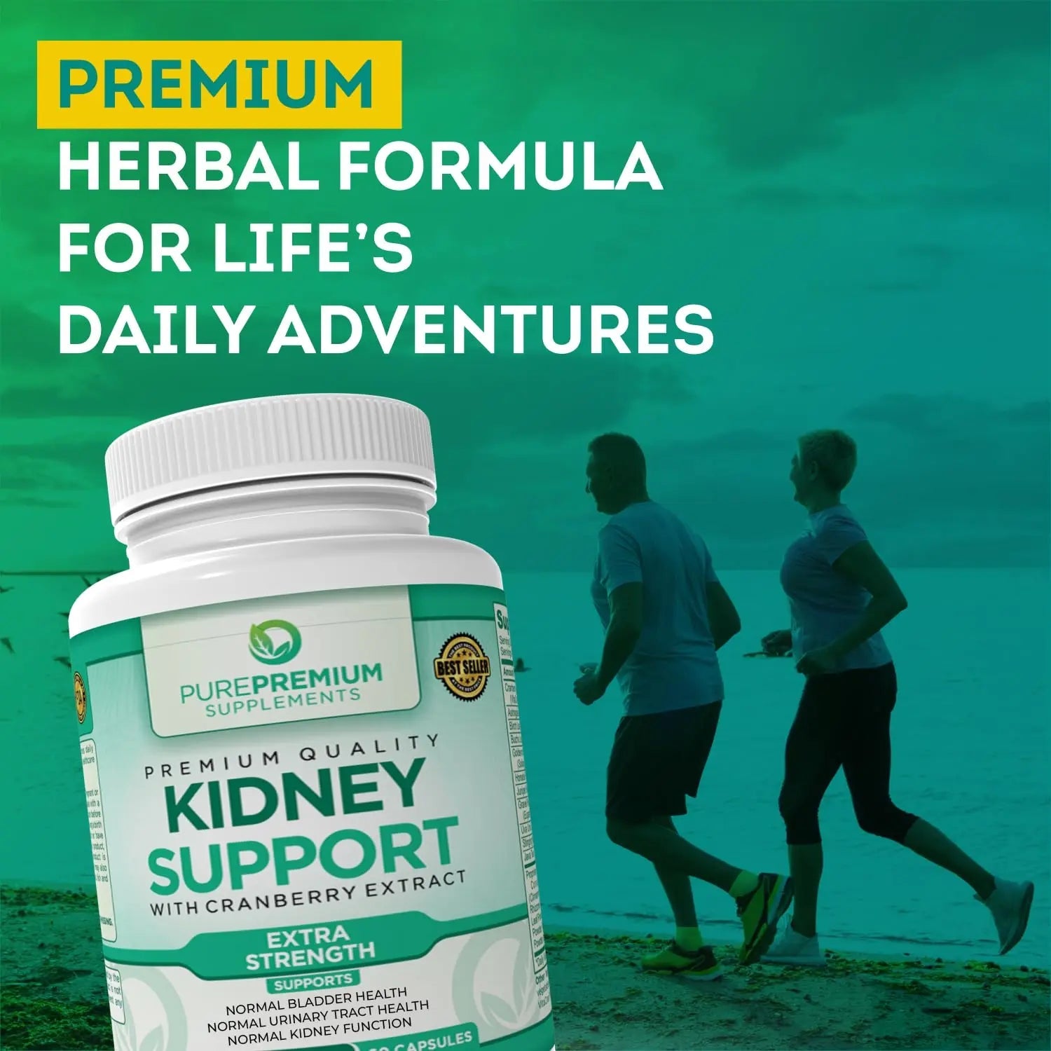 PurePremium Kidney Support Supplement with Cranberry Extract - Kidney Cleanse, Detox PurePremium Supplements Au supplements